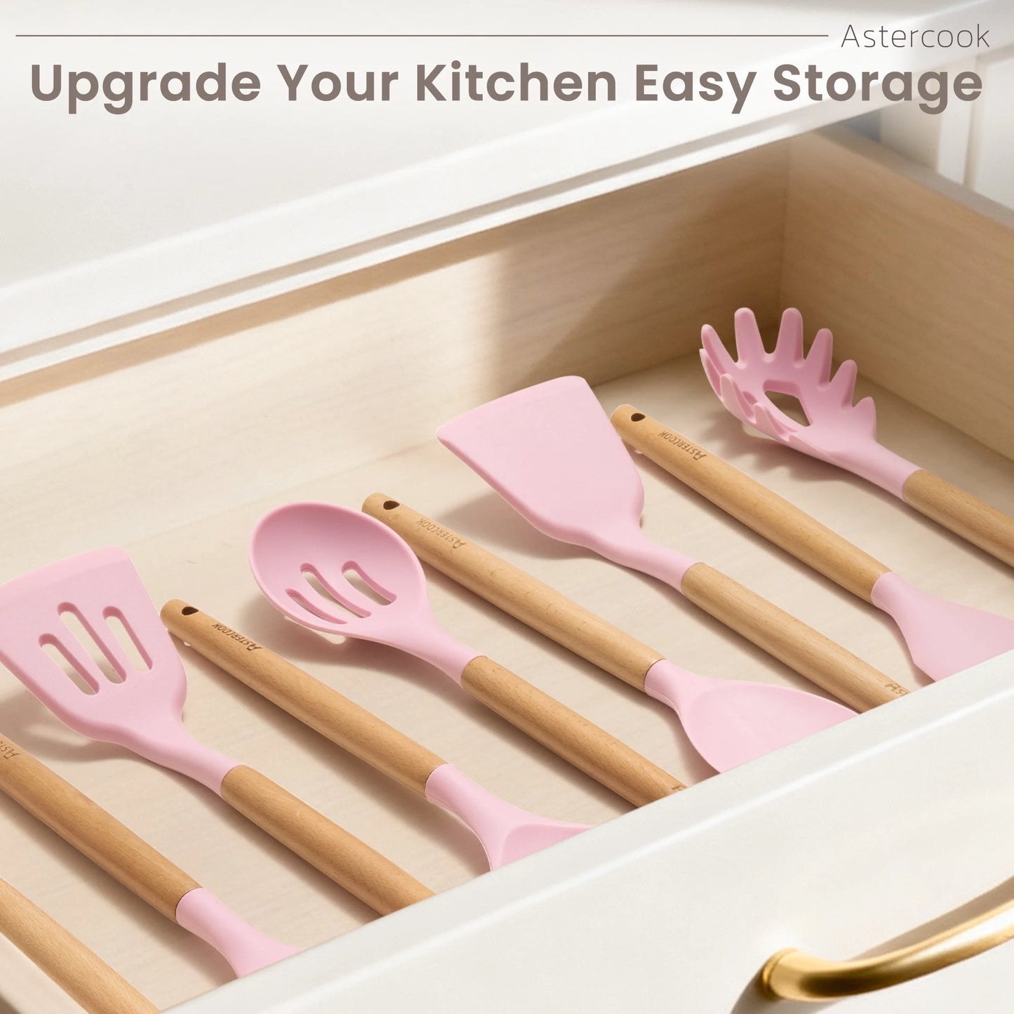 Elevate Your Cooking Experience with Our 38-Piece Pink Silicone Utensil Set - Heat Resistant, BPA-Free, and Perfect for Nonstick Cookware!