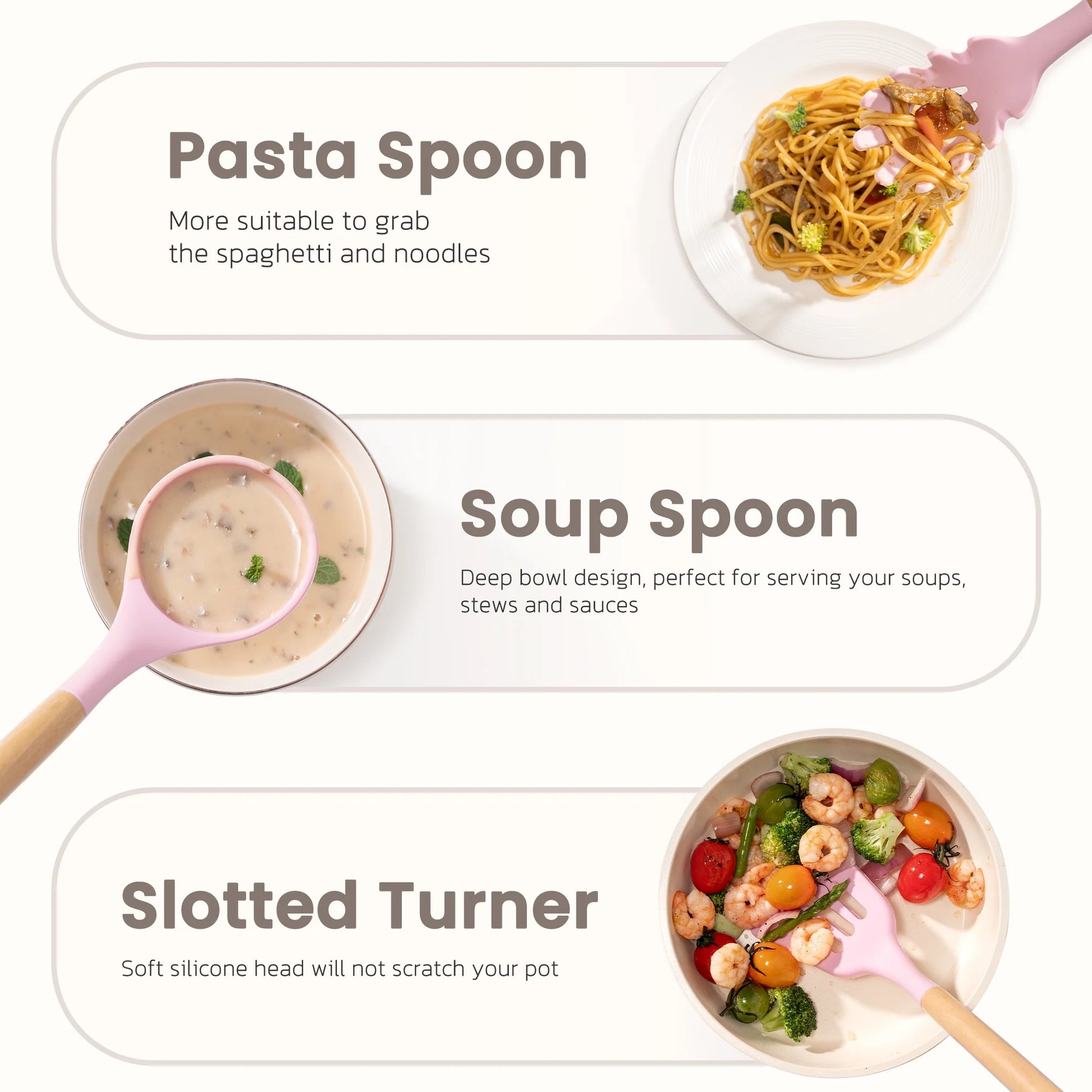 Elevate Your Cooking Experience with Our 38-Piece Pink Silicone Utensil Set - Heat Resistant, BPA-Free, and Perfect for Nonstick Cookware!