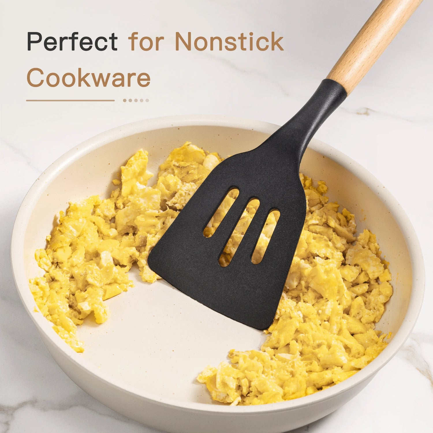 Elevate Your Cooking Experience with the 38-Piece Silicone Utensil Set - Heat Resistant, BPA-Free, and Stylish Wooden Handles for Nonstick Cookware